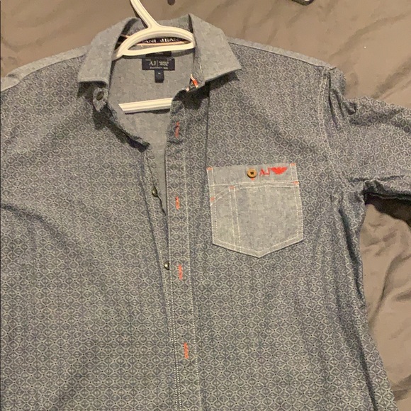 Armani Jean button down causal shirt. - Picture 5 of 5